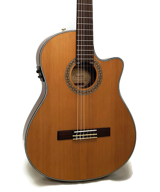 Fender CN 240SCE Thinline Nylon Classical Acoustic Electric Guitar