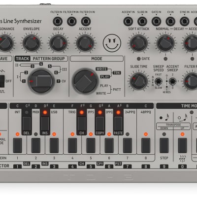 BEHRINGER TD-3 MO SILVER : BRAND NEW :  [DETROIT MODULAR]