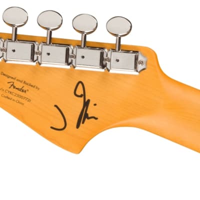 Squier - J Mascis Signature - Jazzmaster® Electric Guitar - Laurel Fingerboard - Vintage White w/ Gold Anodized Pickguard image 7