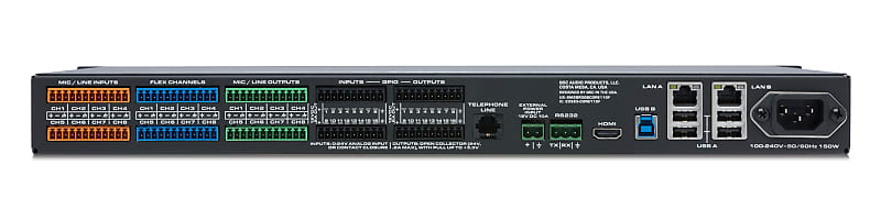QSC Q-Sys Core 110F | Reverb