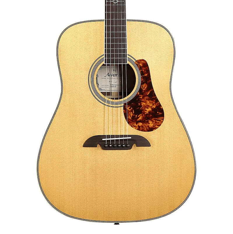 Alvarez Masterworks Series Dreadnought Acoustic-Electric Guitar - Solid AAA Sitka/Rosewood - Natural image 1