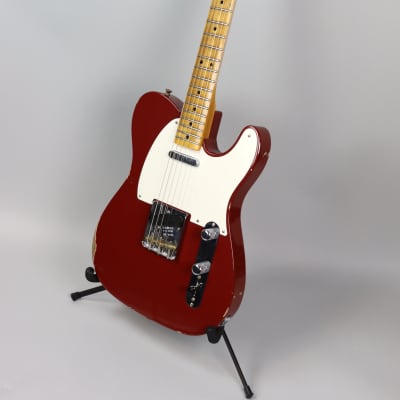 Fender Custom Shop Limited ‘50s Reverse Tele Relic Aged Cimarron Red image 9