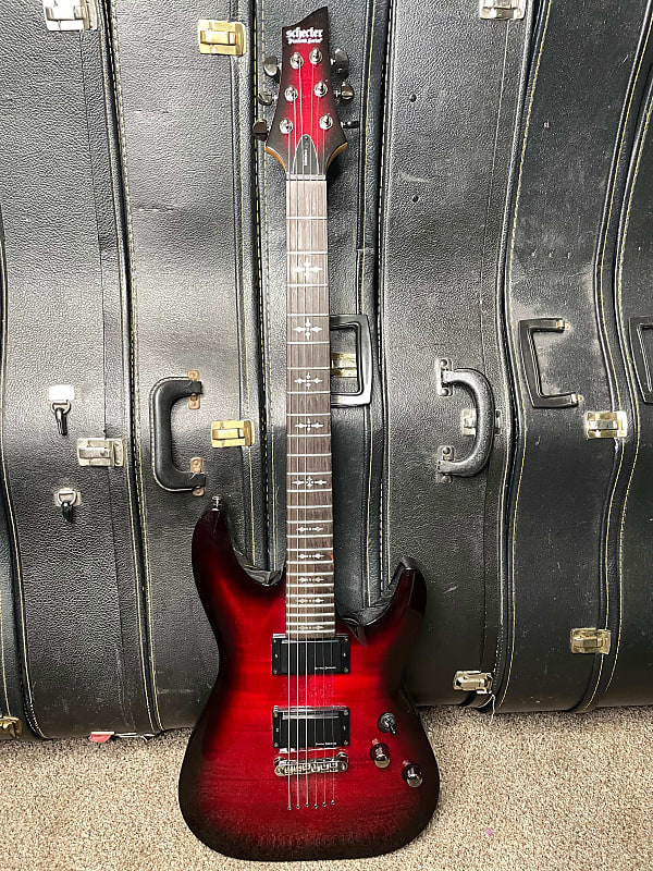 Schecter Diamond Series Demon-6 Electric Guitar w/Soft Case | Reverb