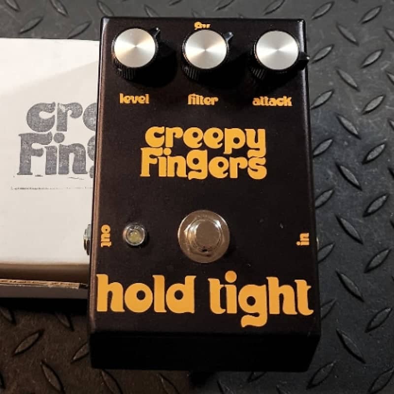 Creepy Fingers Hold Tight Tone Bender MKI Fuzz ToneBender Recent Black  Orange