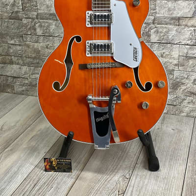 Gretsch #G5420T - Electromatic® Classic Hollow Body Single Cut with Bigsby®, Orange Stain image 5