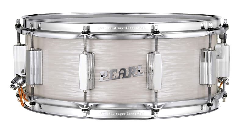 Pearl President 75th Anniversary Phenolic 14x5.5 Snare Drum w/Case PEARL WHITE O image 1
