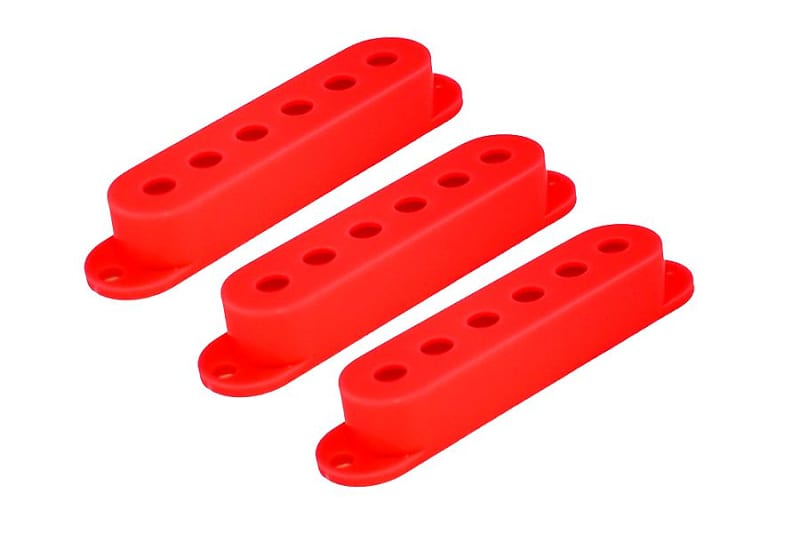 Pickup Cover Set For Fender Stratocaster - RED | Reverb UK