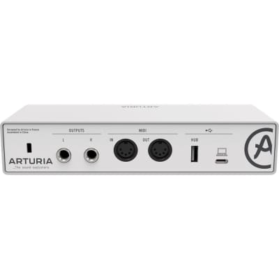 Arturia MiniFuse 2 Portable USB Type-C Audio/MIDI Interface (White) image 4