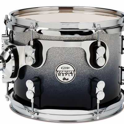 PDP Concept Maple 7pc Shell Pack - Silver to Black Fade image 2