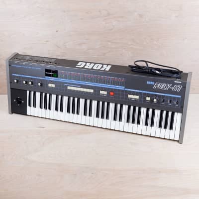 Korg Poly-61 Analog Programmable Polyphonic Synthesizer 100V Made in Japan MIJ