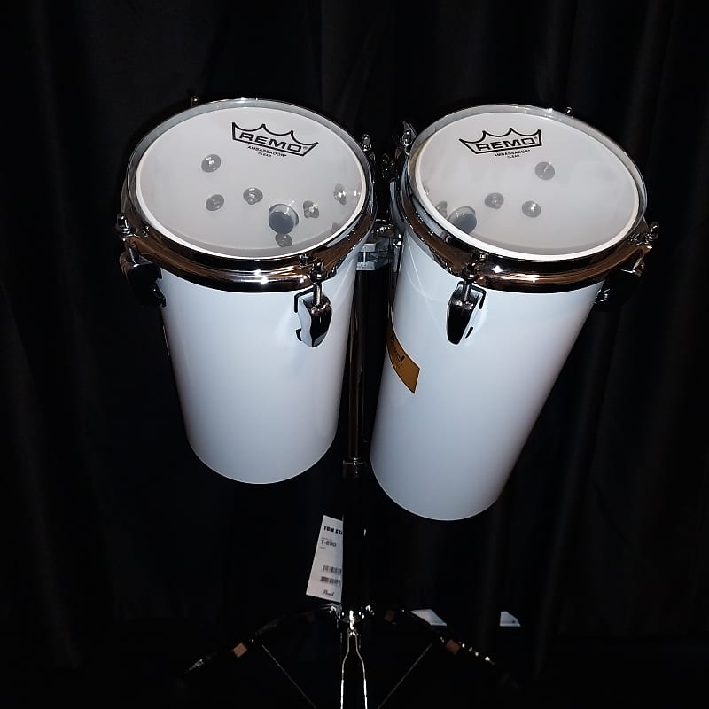 Pearl Rocket Toms 2021 White Aluminum Reverb