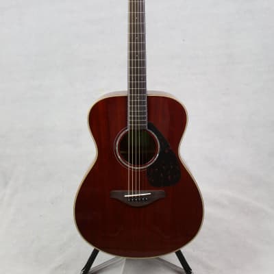 Yamaha FS850 Small Body All Mahogany Acoustic Guitar image 1
