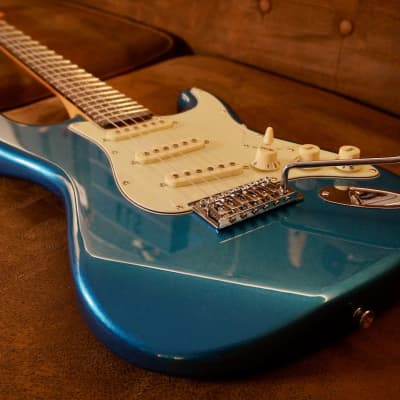 SX Guitars  SST 62 3/4 Size ( Child Guitar / Traveler)  2023  Lake Placid Blue image 4