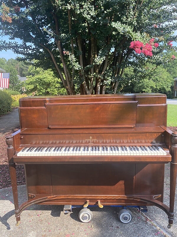 Steinway & Sons upright piano model "P" image 1