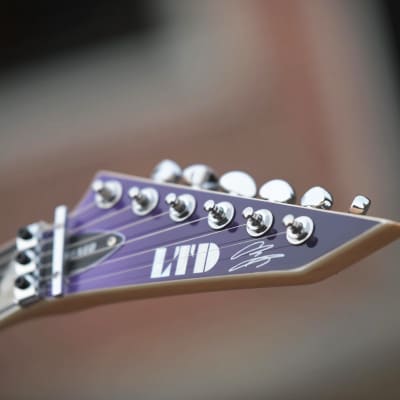 ESP LTD Alexi Hexed - Purple Fade w/ Pinstripes - 1 image 12