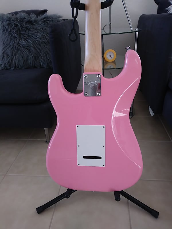 Squier Bullet Stratocaster SSS Pink | Reverb