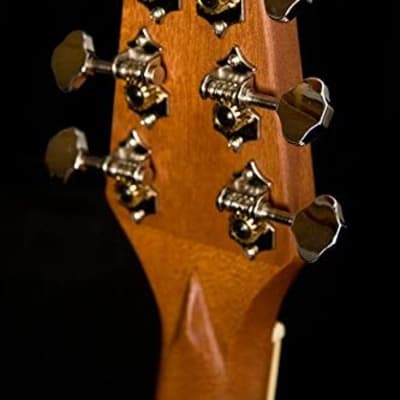 Washburn Rover 6 String Acoustic Travel Guitar (RO10SBK) - Black image 5