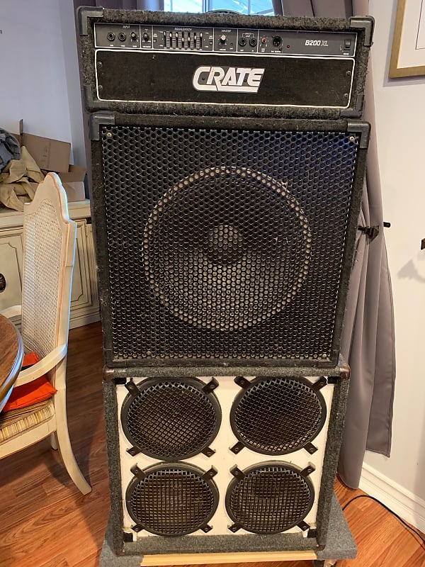 Crate And Eden Crate B200XL And Eden 15 Inch Speaker 1990s | Reverb