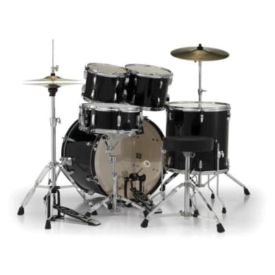 Pearl Roadshow 5pc Drum Set w/Hardware & Cymbals Jet Black RS525SC/C31 image 15