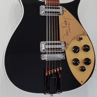 1995 Rickenbacker 660/12TP Tom Petty Signature Jetglo Black 12-String 660-12 Electric Guitar image 5