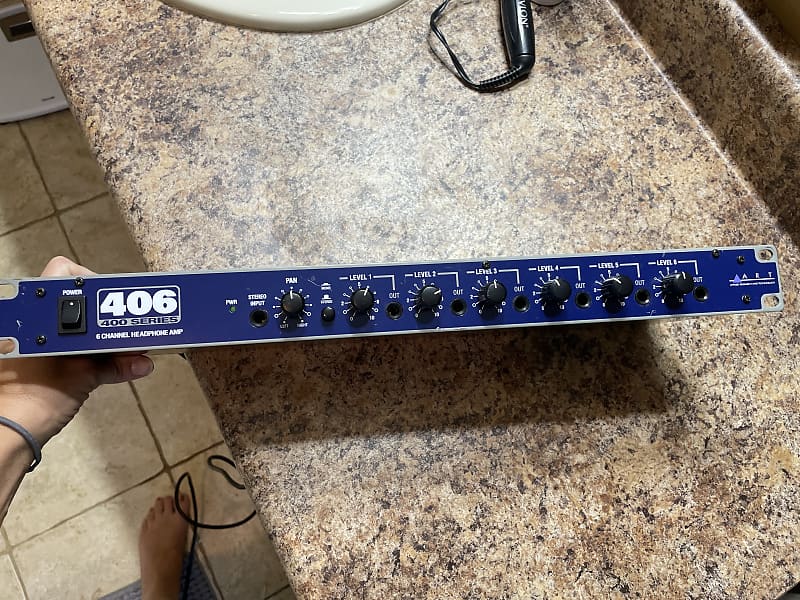 ART 406 400 Series 6 channel headphone amp Blue/black Reverb