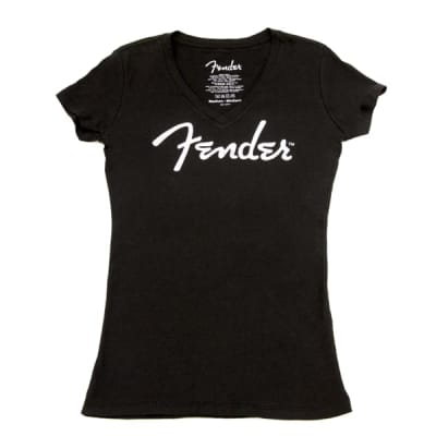 #9102002506 - Fender® Ladies Distressed Logo T-Shirt, Black, L image 3