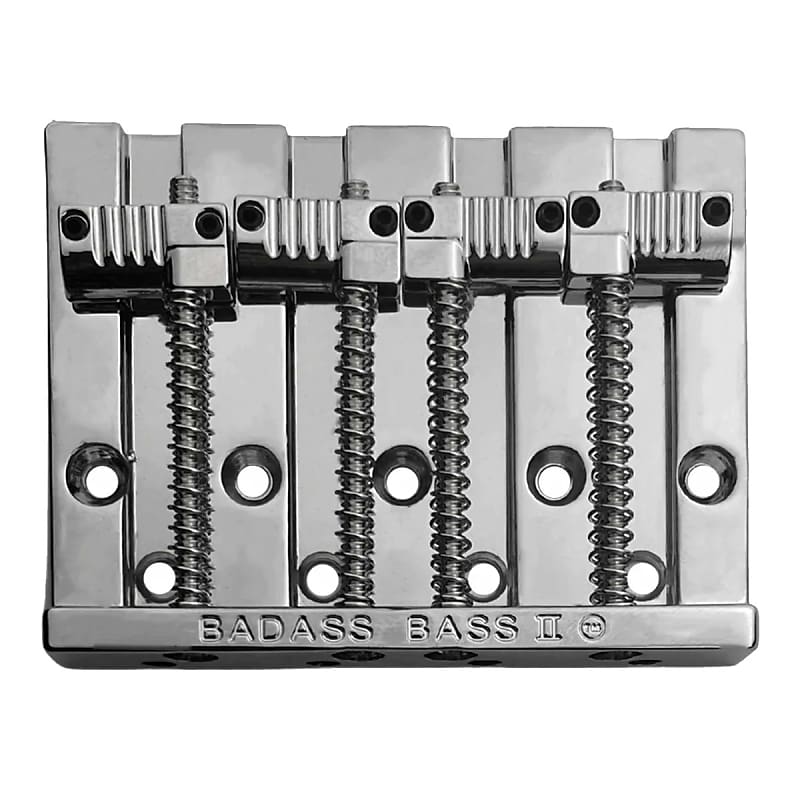 Leo Quan Badass II 4String Bass Bridge Grooved Saddles Reverb