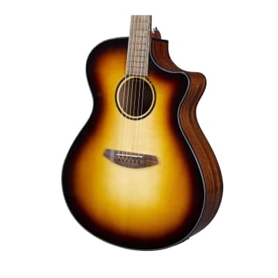 Breedlove Discovery S Concerto Edgeburst CE European Spruce African Mahogany Acoustic Electric Guitar (Natural Gloss) image 6