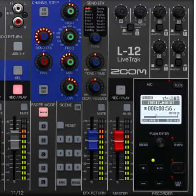 Zoom L-12 Mixer Digitale 12 canali, Recorder image 7