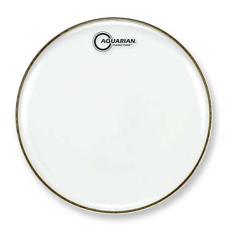 Aquarian Classic Clear Snare Side Drum Head 14 Inch image 1