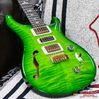 Paul Reed Smith PRS Core Series 10 Top Special Semi-Hollow (Special 22) Eriza Verde Wrap Burst image 8