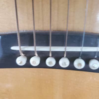 Mirko Matic (handmade) Steel String Acoustic Guitar With Fishman Pick Up .(can be removed) attached Inside. (  Lacquered  Natural image 8