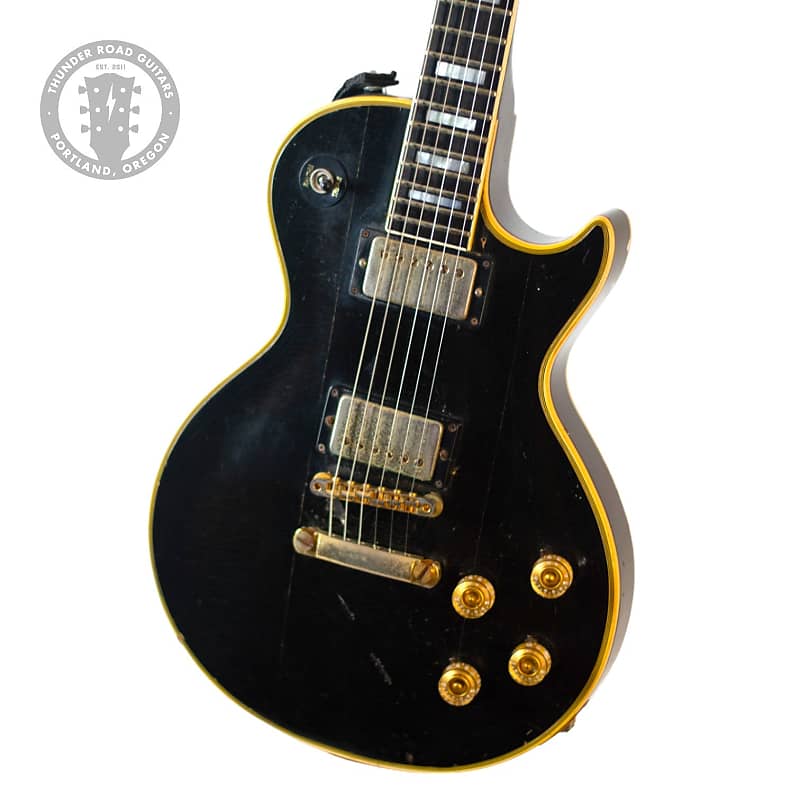 1969 Gibson Les Paul Custom Black Beauty w/Original Patent # Pickups #SNU image 1