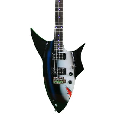 Glen Burton USA Shark Shape LED Lighted Fretboard Electric Guitar for sale