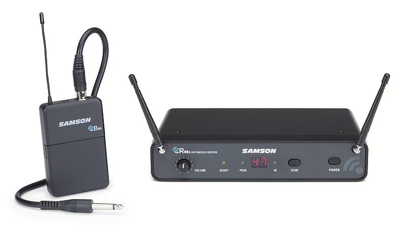SAMSON Concert 88x 100-Channel UHF Wireless Guitar System w/GC32 Cable  - D Band image 1
