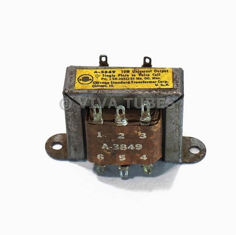 Vintage Stancor A-3849 Universal Output Audio Transformer 10 Watt  1500-10000ohm