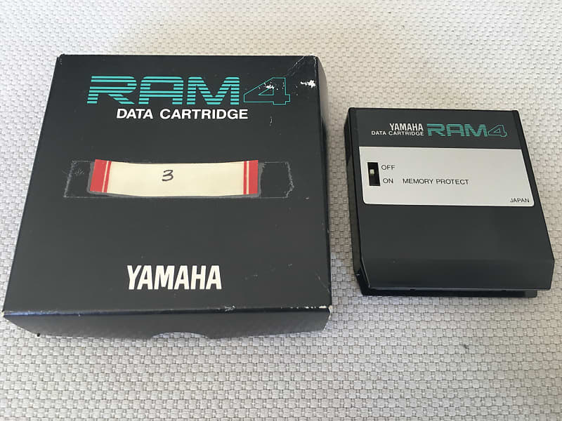 Yamaha RAM4 DATA CARTRIDGE  for TX802 DX7II S FD RX5 RX7 NEW Battery.#3 image 1