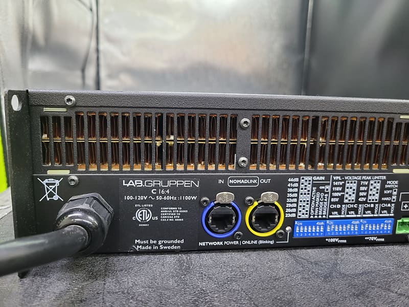 Lab Gruppen C16:4 C-SERIES 4 channel (400W per channel