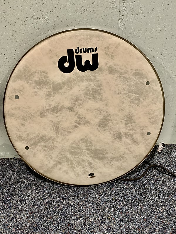 DW 20” fiberskyn bass drum head Reverb