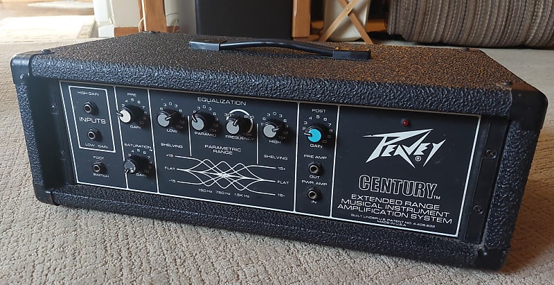 Peavey Century 200H 100W 1979 - Black | Reverb