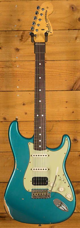 Fender Custom Shop 69 HSS Strat - Relic Ocean Turquoise | Reverb