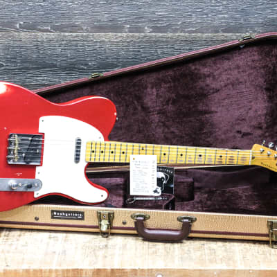 Nash Guitars T57 Dakota Red Medium Aging Finish Lollar Pickups Electric Guitar w/Case image 11