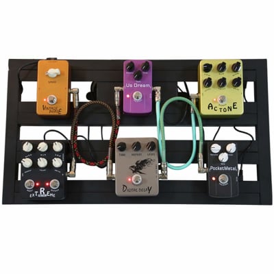 DIY Pedalboard 30x17 With Velcro 2018 Black