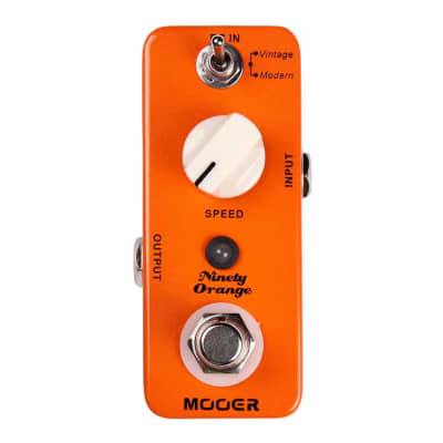 Mooer Ninety Orange Vintage Phaser Guitar Effect Pedal image 2