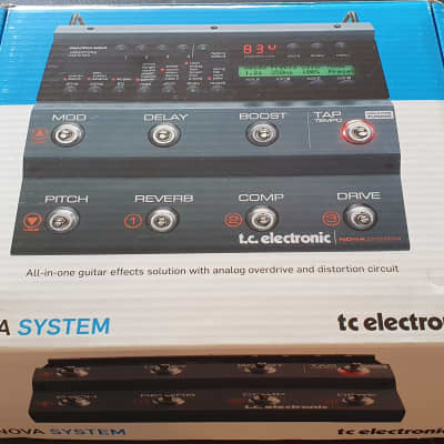 TC Electronic Nova System Analog Multi-Effects Pedal With Original Manual and Box image 5
