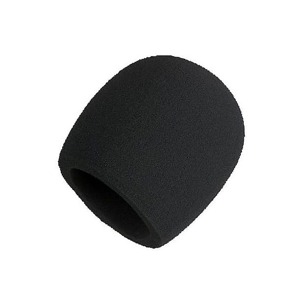 Shure A58WS Foam Windscreen, Black image 1