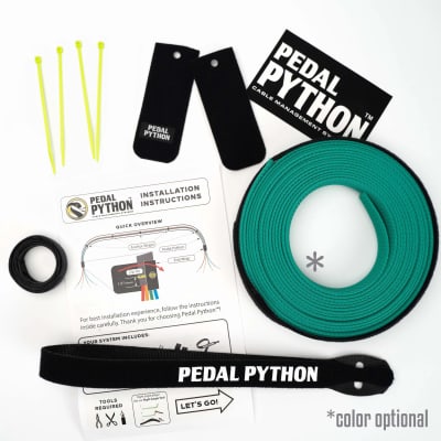 Pedal Python™ 30ft Pedalboard Snake Cable Management System Black image 2