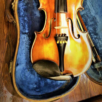 Antique Marc Laberte Stradivarius 1721 Maple Violin 4/4 With Original Case image 4