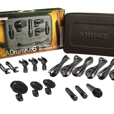 Shure - PGADRUMKIT6 Kit da 6 microfoni per batteria image 1