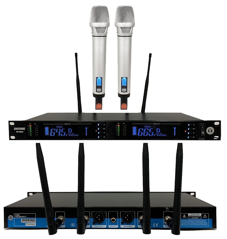 Singtronic UHF-3500 Professional Digital 4 x Channel UHF Wireless Microphone  Karaoke System - Best Vietnamese Karaoke Systems